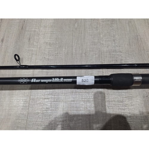 520 - 12ft Carp rod and a Keanets 2 Piece Carp Rod