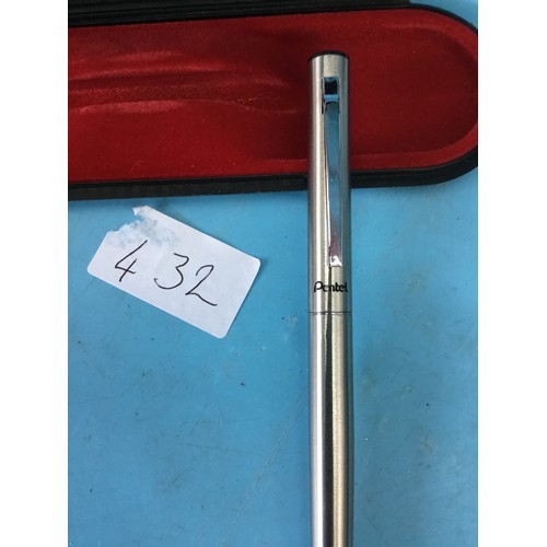 432 - Cased Pentel Pen