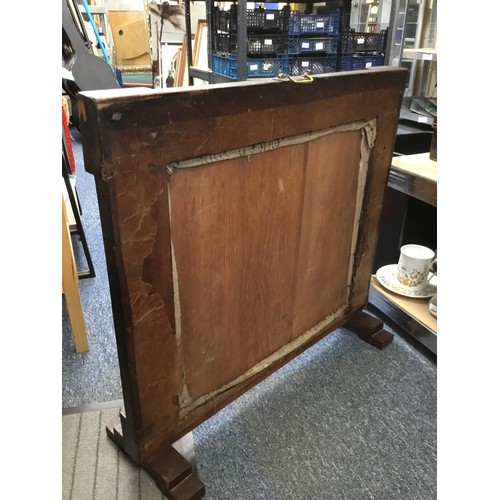 433 - 1950's Deco Style Screen Tapestry In a Flower Design