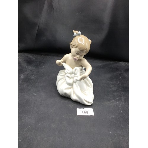 265 - Rare Nao Baby In A Blanket With a Pink Dummy