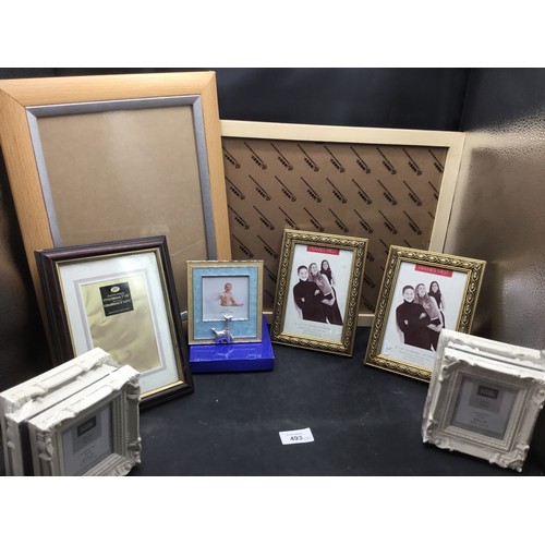 493 - Assorted Picture Frames x12