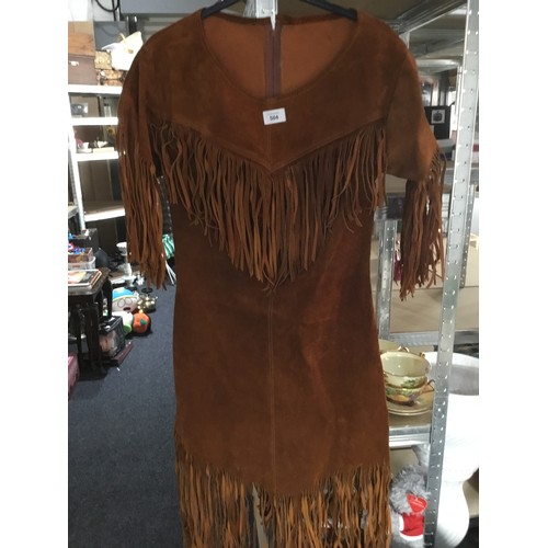 504 - Boxed Indian Squad America Tribal American Indian M-L Dress