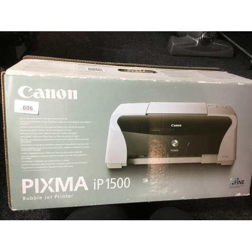 606 - New In The Box Canon Pixma IP1500 Bubble Jet Printer