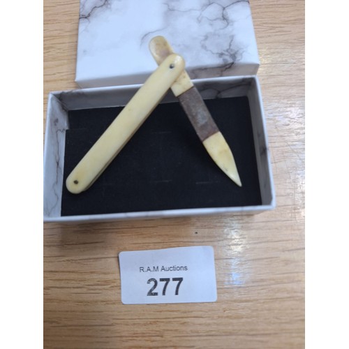 277 - Antique Manicure Stick File