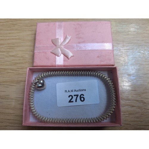 276 - Boxed 925 Silver Bracelet