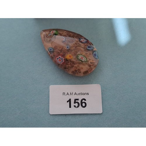 156 - Boxed Murano Pendant