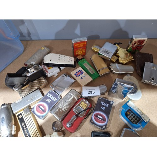 295 - Selection of 30+ Collectable Lighters