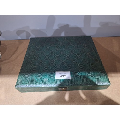 492 - Vintage EPNS Cased Knives and Forks