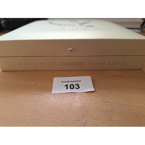 103 - Boxed Aurora Crystal Element Necklace With Tags