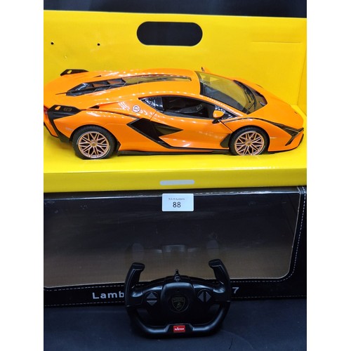 88 - Rastor Boxed Lamborghini Sian FKP 37 Remote Car