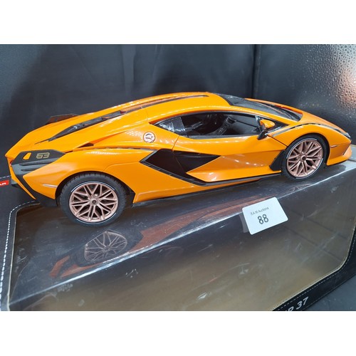 88 - Rastor Boxed Lamborghini Sian FKP 37 Remote Car
