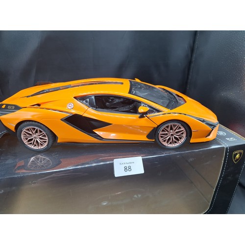 88 - Rastor Boxed Lamborghini Sian FKP 37 Remote Car