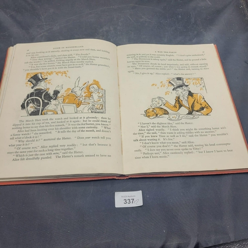 337 - A Pair of Vintage Illustrated Books: 'Young England' Annual and Lewis Carroll's 'Alice in Wonderland... 