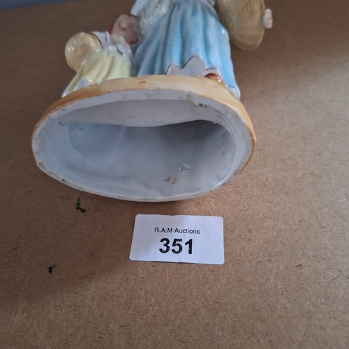 351 - Vintage Mother and Child Figure
