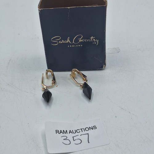 357 - BOXED SARAH COVENTRY EARRINGS