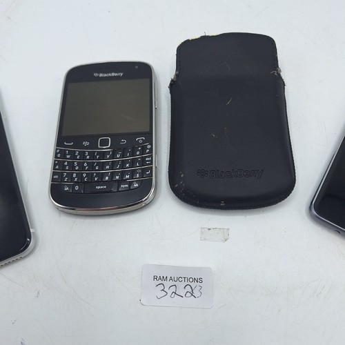 322 - PHONES X3 TO INCLUDE BLACKBERRY AND LG