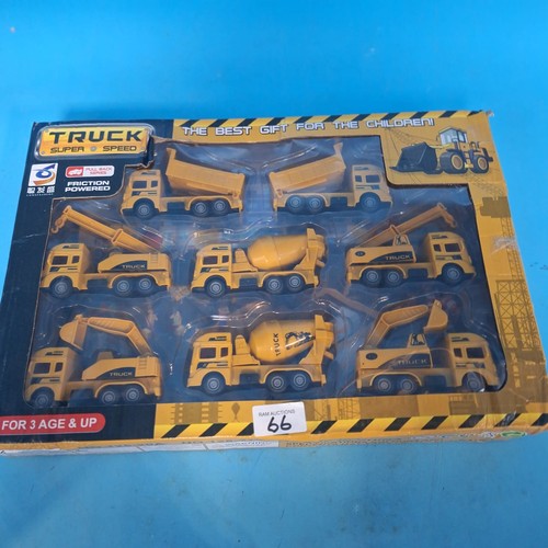 66 - Boxed Friction Powered Truck Set