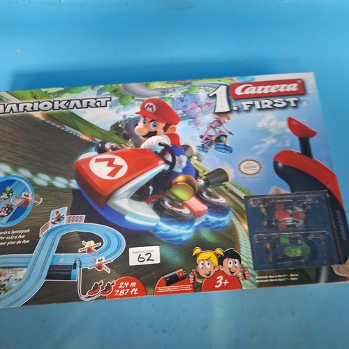 62 - Carrera I First Mario Cart Racing Set With 2 Cars