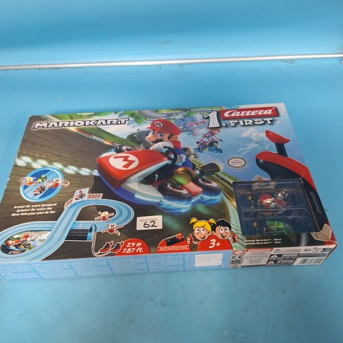 62 - Carrera I First Mario Cart Racing Set With 2 Cars