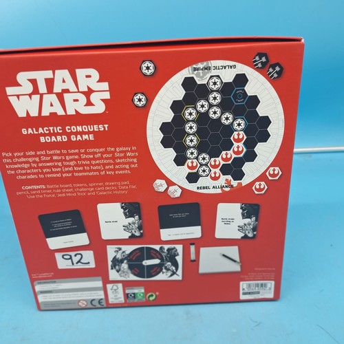 92 - New In The Box Star Wars Galactic Conquest Board Game