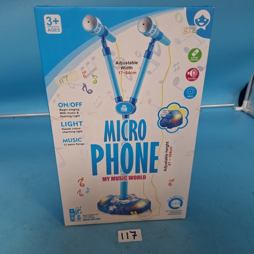 117 - Kiddies Music Flashing Light Microphone