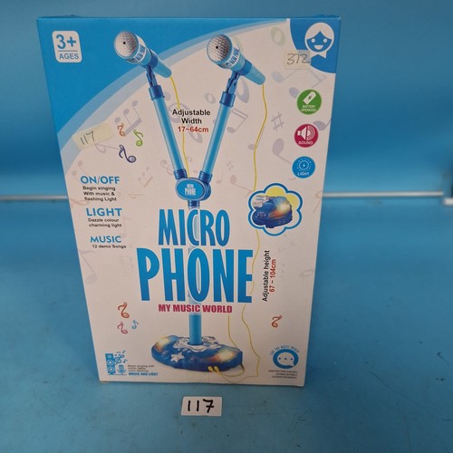 117 - Kiddies Music Flashing Light Microphone