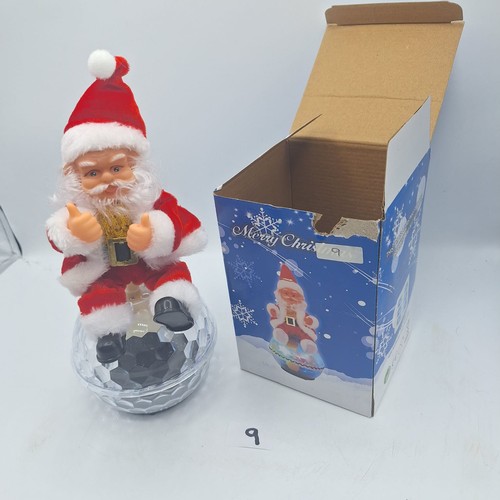 9 - Santa On a Bauble Ornament