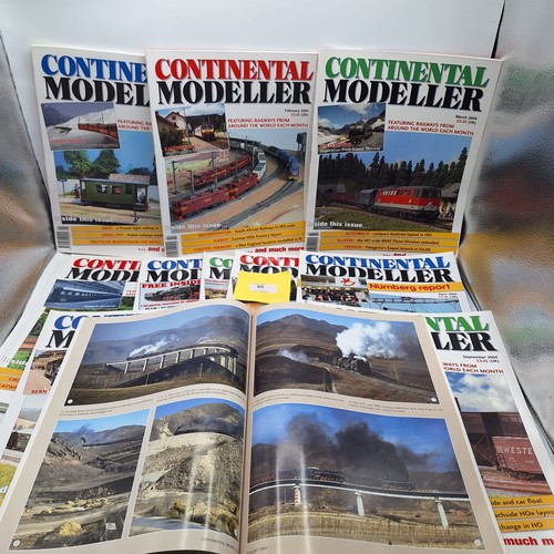 55 - One Year Continental Railway Magazines x12 Copies