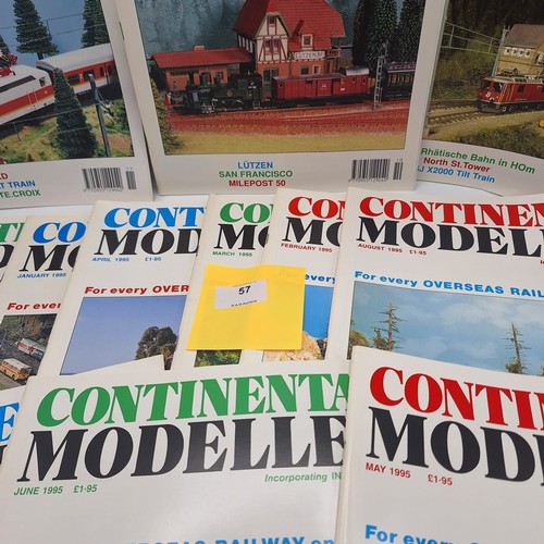 57 - One Year Of Continental Railway Magazines x 12 Copies