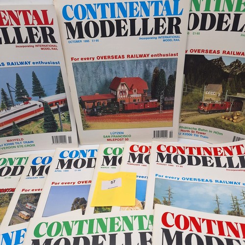 57 - One Year Of Continental Railway Magazines x 12 Copies
