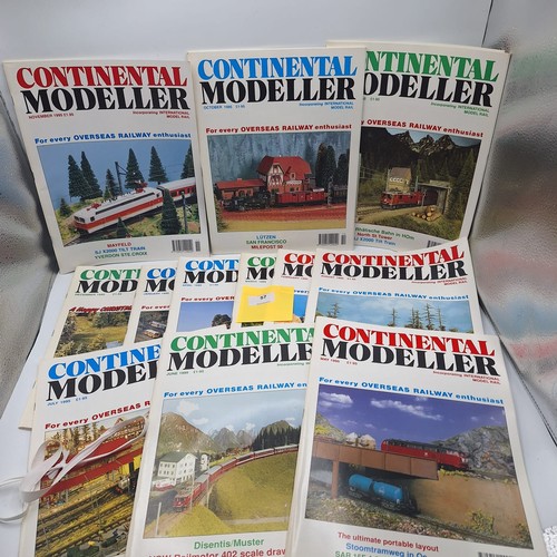 57 - One Year Of Continental Railway Magazines x 12 Copies