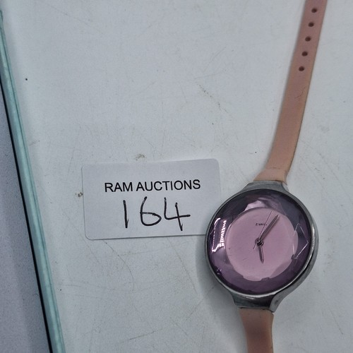 164 - GEMS LADIES CRYSTAL FACE WATCH