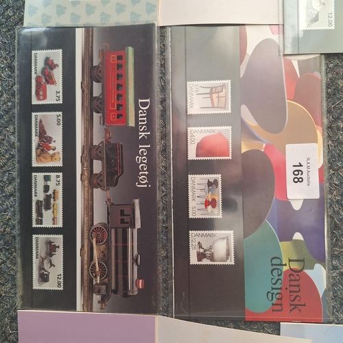 168 - Denmark 932-935 MNH Trains and Railroads Stamps, with Additional Danish and Australian Issues