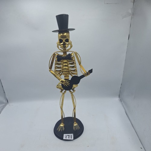 171 - BRASS SKELETON FIGURE