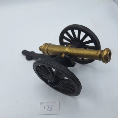 173 - Cast Iron and Brass Cannon