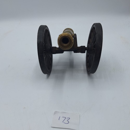 173 - Cast Iron and Brass Cannon