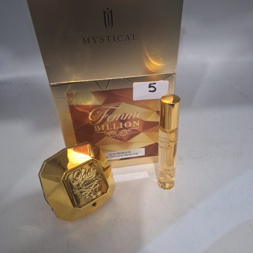 5 - Ladies Billions 100ml Perfume and 20ml Stick