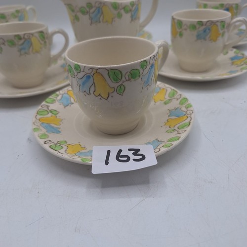 163 - Vintage/Antique Royal Art Pottery To Include 6 Cups and Saucers and a Jug