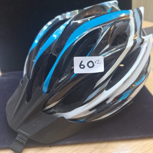 60 - Cycle Helmets x2 One Is Small and One Is Muddy Fox Size Large