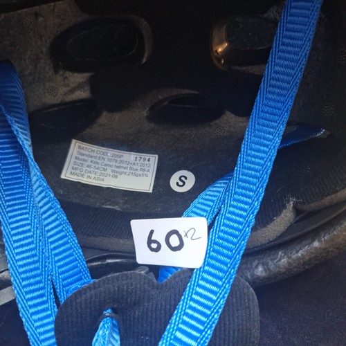 60 - Cycle Helmets x2 One Is Small and One Is Muddy Fox Size Large