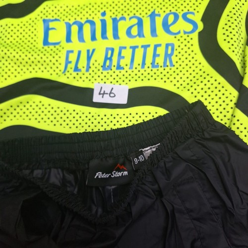 46 - Peter Storm 9-10 Sports Trousers and Arsenel Football Top