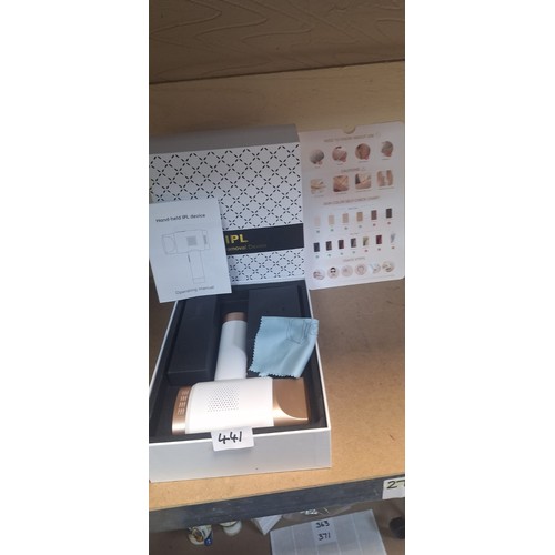 441 - Boxed IPL Hair Removal Kit Complete