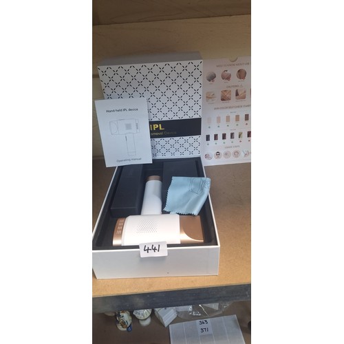 441 - Boxed IPL Hair Removal Kit Complete