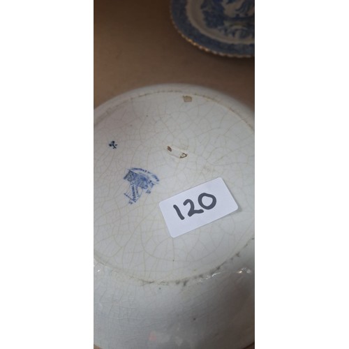 120 - Vintage Blue and White Ware To Include Chinese Etc x 18 Pieces