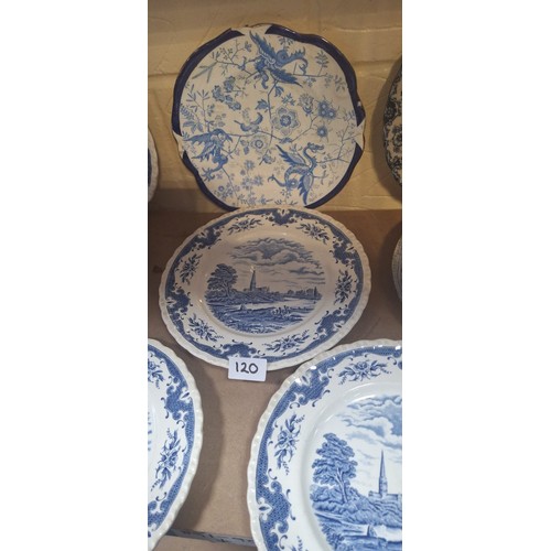 120 - Vintage Blue and White Ware To Include Chinese Etc x 18 Pieces