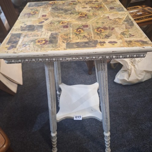 3ft Collage Hall Table