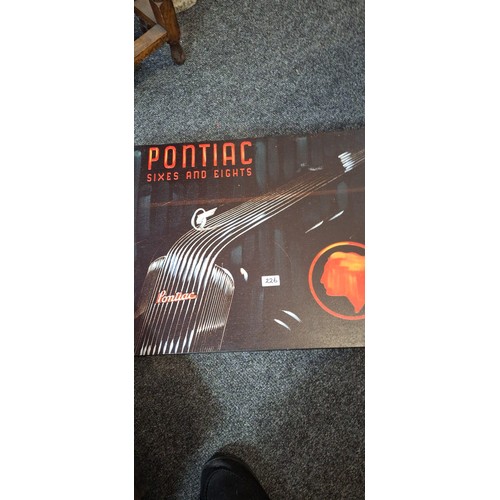 226 - Pontiac 6's and 8's Car Canvas