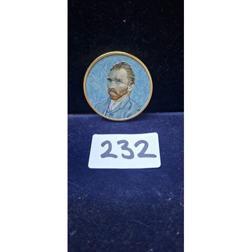 232 - Collectable Vincent Van Gosh Coin