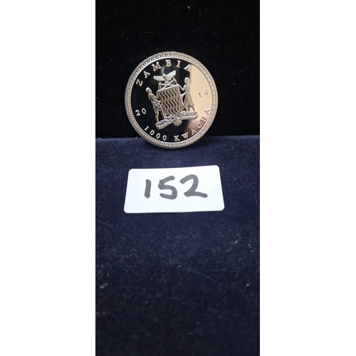 152 - Endangered Animal Series Silver Plated Coin Siberian Tiger