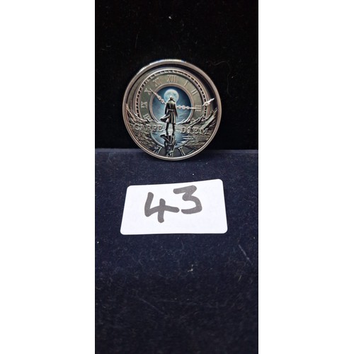 43 - Carpe Diem Collectible Coloured Coin
